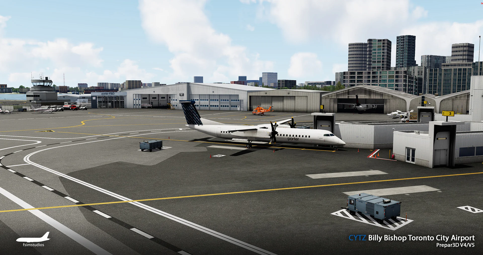 CYTZ - Toronto City Billy Bishop Airport P3D - Image 4