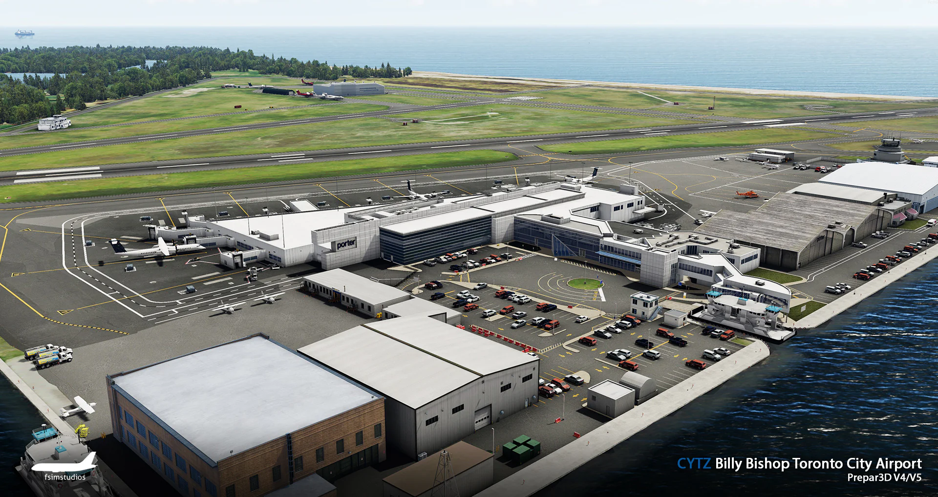 CYTZ - Toronto City Billy Bishop Airport P3D - Image 5