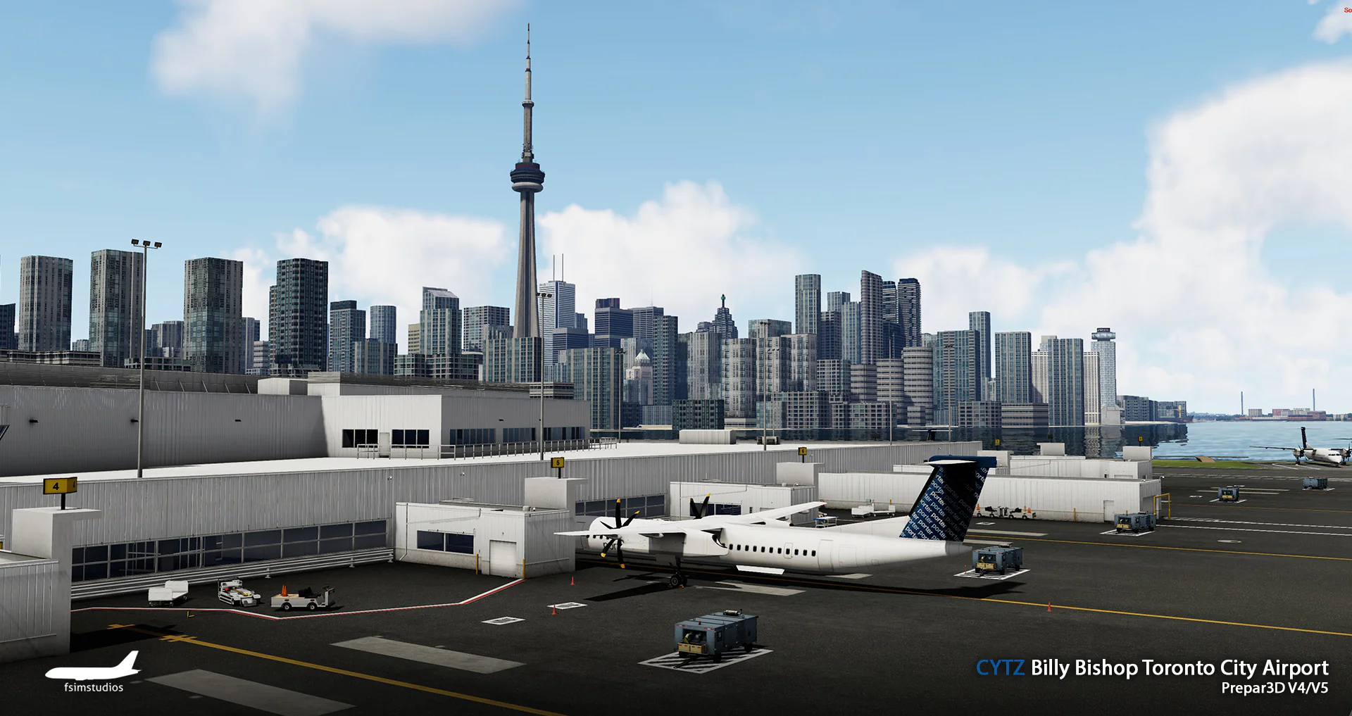CYTZ - Toronto City Billy Bishop Airport P3D - Image 9